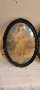 lot 154 image: Vintage Prints with Bubble Frames