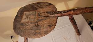 lot 58A image: Primitive Milking Stool