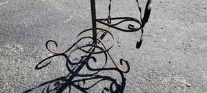 lot 60C image: Scrolled Metal Spiral Plantstand