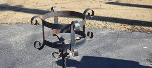 lot 60A image: Gothic Wrought Iron Plantstand