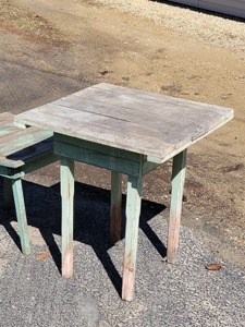 lot 57F image: Rustic Potters Tables