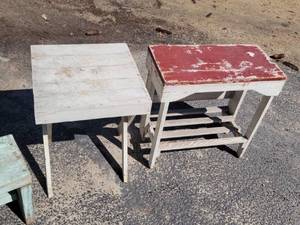 lot 68E image: Primitive Outdoor Table Group