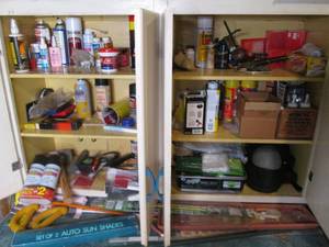 lot 228 image: Content of cupboard includes variet...
