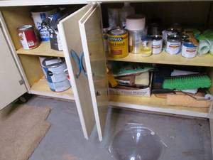 lot 230 image: All the paints, sprays, varnish, st...