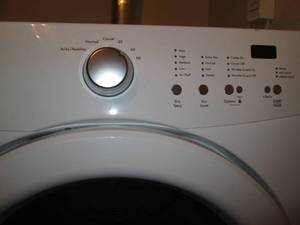 lot 2 image: Kenmore stackable clothes dryer...