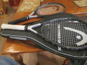lot 335 image: Wilson tennis racquet and Titanium ...