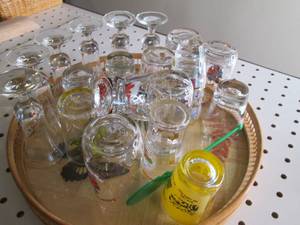 lot 346 image: Vintage Wood framed glass covered s...