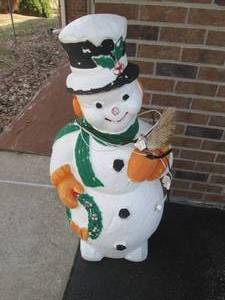 lot 356 image: 44 Outdoor snowman light-up blow m...