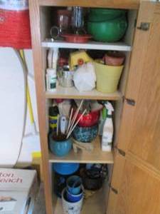 lot 374 image: All content inside cabinet to inclu...