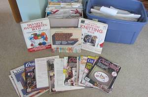 lot 24 image: assorted sewing and needlework guide books