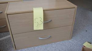 lot 53 image: Smaller 2-drawer stackable dresser