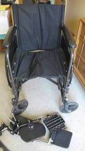 lot 59 image: Black Roll Mobility manual wheelchair