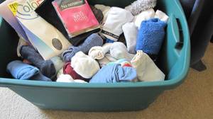 lot 67 image: Womens socks, etc