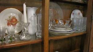 lot 125 image: entire contents of shelf 2 in china...