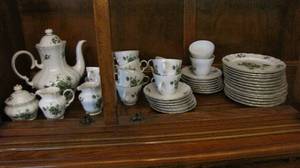 lot 126 image: entire contents of bottom shelf chi...