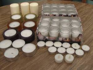 lot 143 image: assortment of candles...