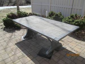 lot 279 image: Large outdoor stone mosaic style to...