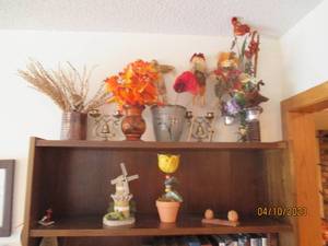 lot 377 image: 4-tier bookcase with 2-door cabinet...