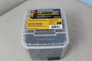 lot 49 image: NEW - Pro-Twist #6 x 1-58 in. Phillips Bugle-Head Coarse Thread Drywall Screw (5 lbs.Pack) 764666711266 MSRP $30.98