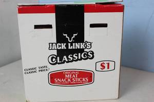 lot 240 image: Case of 77 Jack Links .8oz Snack Sticks Best By 12162022