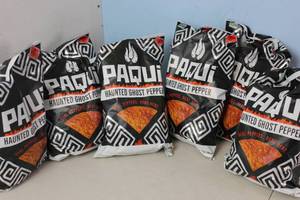 lot 267 image: 6 Bags of Paqui Haunted Ghost Pepper Chips Best By 4032023