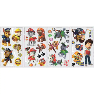 lot 69 image: NEW - RoomMates 5 in. x 11.5 in. Paw Patrol Peel and Stick Wall Decal 034878809304 MSRP $24.98