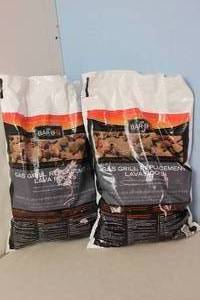 lot 168 image: NEW - 2 Bags of Mr Bar B Q Bagged Natural Lava Rock, 7 Pound each 076903050022 MSRP $29.98
