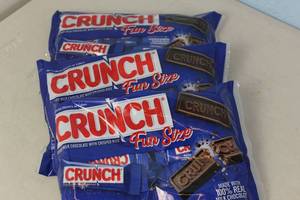 lot 383 image: 3 Bags Crunch Bars Best By 5162023