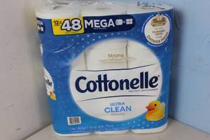 lot 407 image: 12 Mega Rolls Cottonelle Ultra Clean