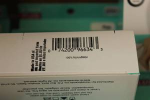 lot 588 image: 36 Packs of Leggs to Go Ultra Sheer Knee High Plus Off Black Sheer Toe