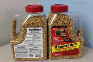 lot 470 image: NEW - 2 X 30 OZ  Bottles of Summit Mosquito Bits Granules Mosquito Larvae Control (Also controls Fungus Gnats)