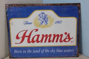 lot 640 image: NEW - Metal Sign Wall Art 16 x 12 Factory Sealed