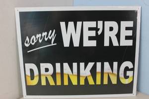 lot 642 image: NEW - Metal Sign Wall Art 16 x 12 Factory Sealed