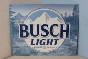lot 648 image: NEW - Metal Sign Wall Art 16 x 12 Factory Sealed