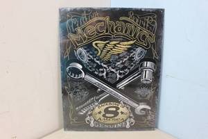 lot 660 image: NEW - Metal Sign Wall Art 16 x 12 Factory Sealed