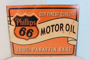 lot 664 image: NEW - Metal Sign Wall Art 16 x 12 Factory Sealed