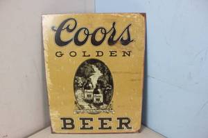 lot 673 image: NEW - Metal Sign Wall Art 16 x 12 Factory Sealed