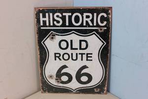 lot 674 image: NEW - Metal Sign Wall Art 16 x 12 Factory Sealed