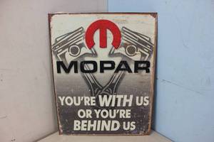 lot 688 image: NEW - Metal Sign Wall Art 16 x 12 Factory Sealed