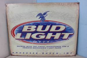 lot 689 image: NEW - Metal Sign Wall Art 16 x 12 Factory Sealed