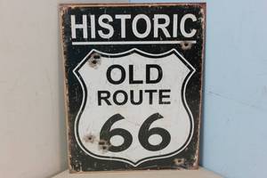 lot 690 image: NEW - Metal Sign Wall Art 16 x 12 Factory Sealed