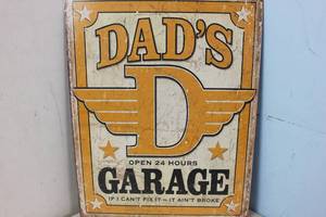 lot 692 image: NEW - Metal Sign Wall Art 16 x 12 Factory Sealed