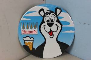 lot 697 image: NEW - Round Metal Sign Wall 11.75 Diameter Art Factory Sealed
