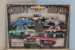 lot 698 image: NEW - Metal Sign Wall Art 16 x 12 Factory Sealed