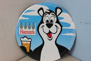 lot 702 image: NEW - Round Metal Sign Wall 11.75 Diameter Art Factory Sealed