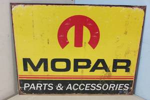 lot 706 image: NEW - Metal Sign Wall Art 16 x 12 Factory Sealed