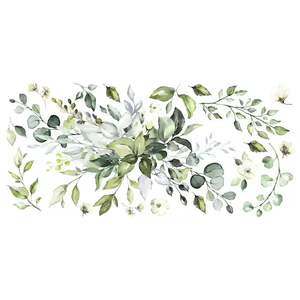 lot 91 image: NEW - RoomMates WATERCOLOR FLORAL ARRANGEMENT GIANT PEEL & STICK WALL DECALS 034878453705 MSRP $39.98