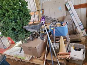 Misc. Garage Items Including 2x 6s