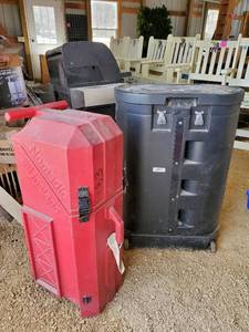 Two Display Case Crates