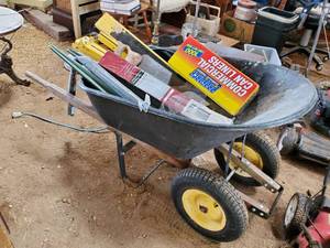 Wheelbarrow And Supplies